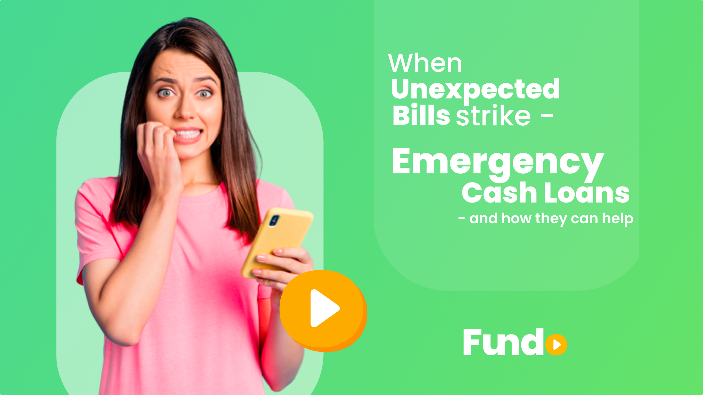 Need an Emergency Cash Loan for an unexpected bill?